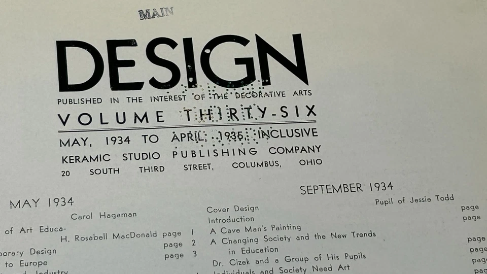 Bound Magazine: Design: May 1934 to April 1935 - Image 3 of 4