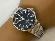 Oris Aquis Date 01 733 7730 4134 Black Automatic Mens Watch Excellent++ A5211 2