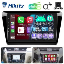 DAB+ CarPlay 8Core 6+128GB Android15 Autoradio GPS RDS Für Skoda Rapid Spaceback