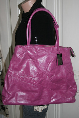 COCCINELLE Goddie Bag XXL Tasche Leder Schultertasche City Bag Beuteltasche