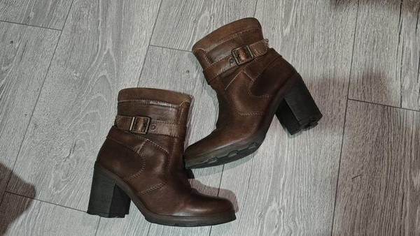 Women White Mountain Boots Multicolor Leather 38.5
