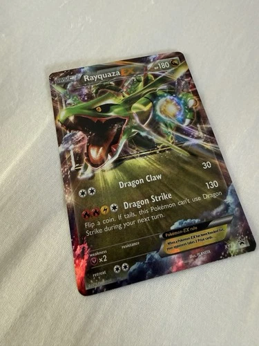 Pokémon TCG Rayquaza EX XY73 XY Black Star Promo 2015 Ultra Rare Card LP