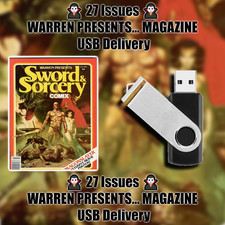 27 Issues! WARREN PRESENTS Psycho Dracula USBDelivery