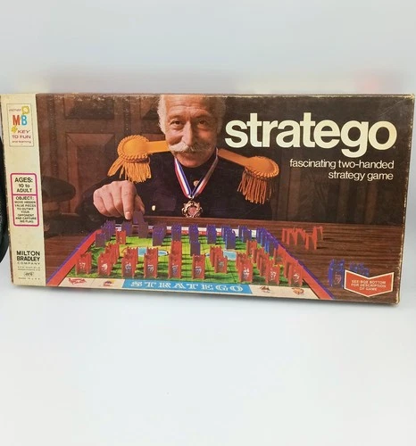 Vintage 1977 Stratego Board Game by Milton Bradley Complete