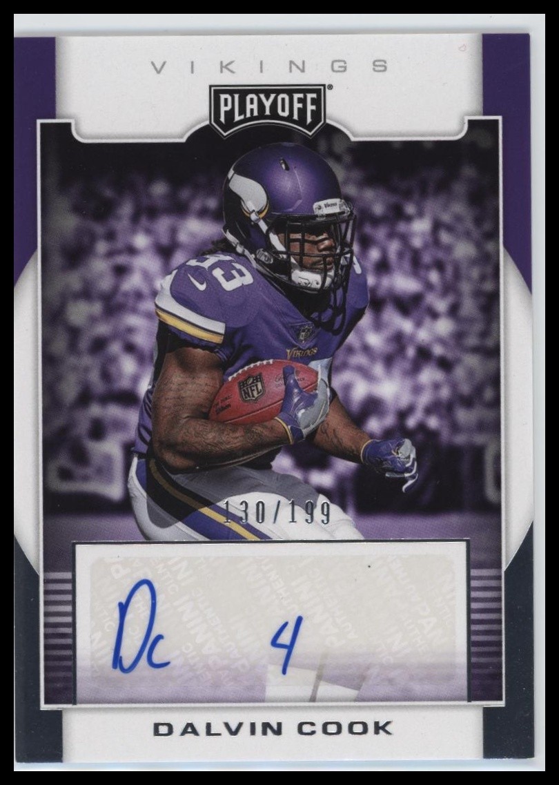 2017 Panini Playoff #RPS-DC Dalvin Cook RPS Autographs #/199
