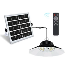 Solar Light Outdoor Indoor with 3 Color 4 Brightness Modes Work Day and Night
