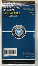 50 (1 Pack) CSP PSA Graded Card Sleeves 4 MIL HD Resealable 3 3/8 x 5 1/2