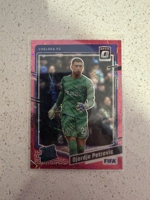 2023-24 panini donruss Djordje Petrovic Optic Pink Velocity Prizm #d /99 Chelsea