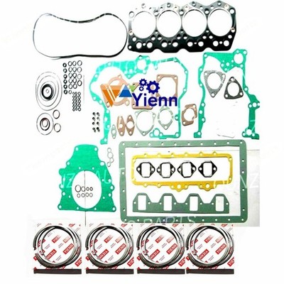 S4K S4KT Engine Piston Ring Set Overhaul Gasket Kit For Mitsubishi E110B E120B