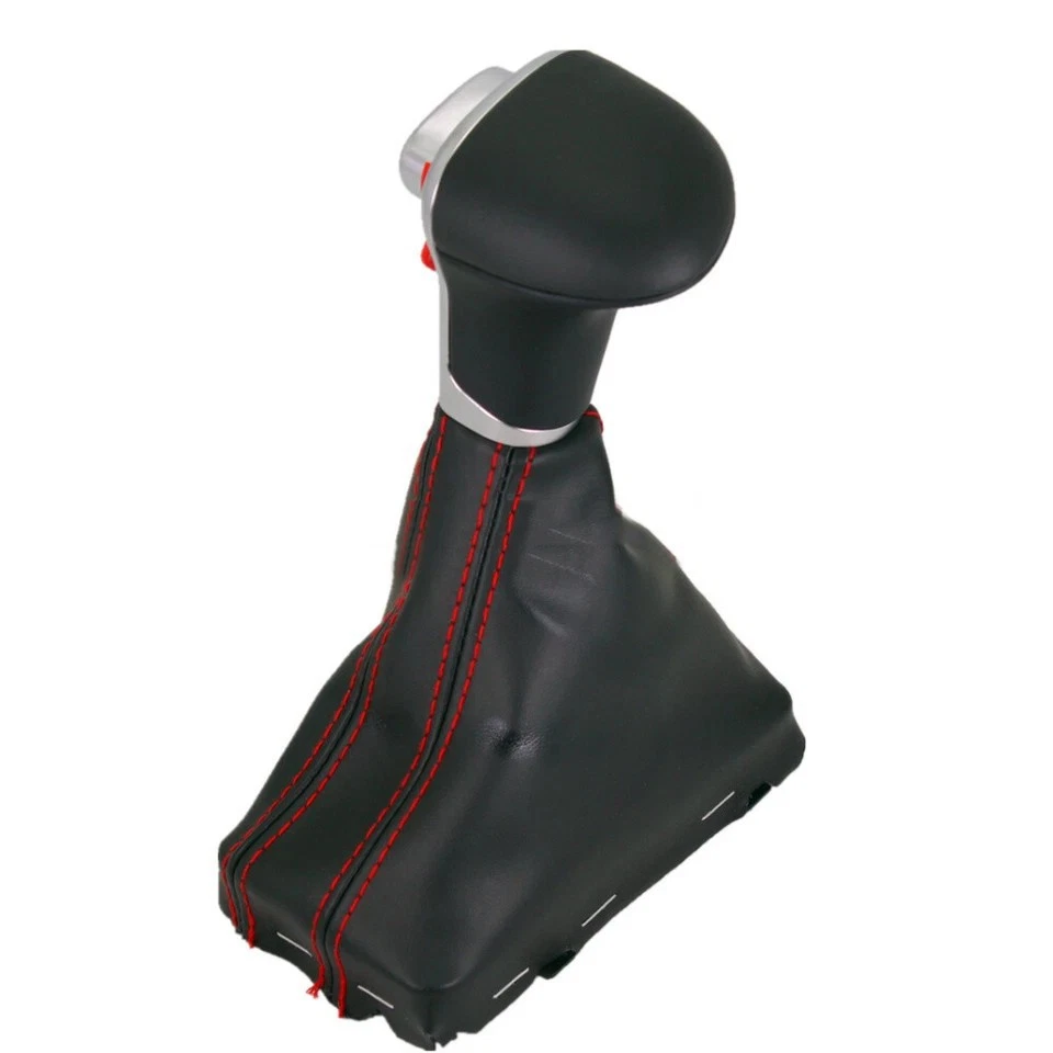 Bota automática de cuero con perilla de cambio de marchas 8K1713139A/R para Audi A5 S5 Q5 2009-2012 Foto 4 de 4