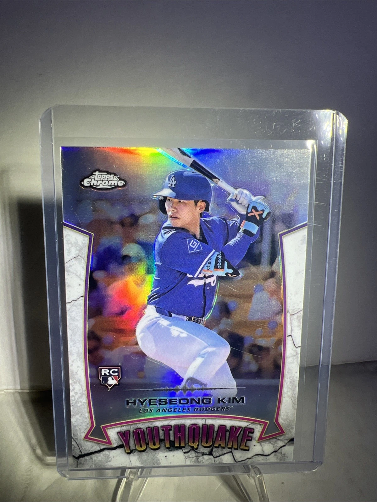 Hyeseong Kim 2025 Topps Chrome Rookie Youthquake Insert Card Dodgers RC #YQ-3