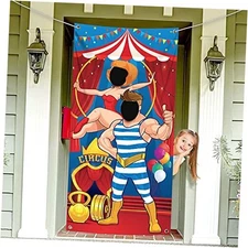 KatchOn, Large Carnival Photo Booth Backdrop - 72x36 Inch | Carnival 