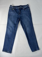 Seven 7 Women’s Jeans Size 16 Tapered Leg Blue Denim