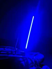5150 Whips 2FT Hyper Color Single LED Whip Light W/ Magnet Mount/ Flag - Blue