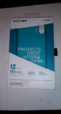 Cover Tech21 Evo Check iPhone XS Max Case - Slim / Protects drop after drop
