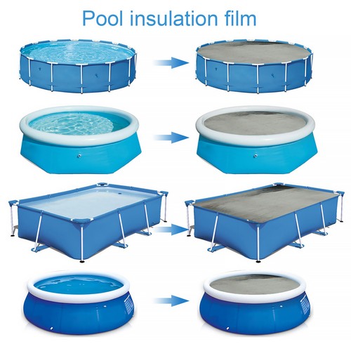 snowvirtuos Rectangular Pool Cover Poolabdeckplane Für Rectangular Frame Pool Ab - Bild 7 von 15