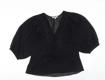 Daniel Rainn Damen Bluse schwarz Polyestermischung Größe M