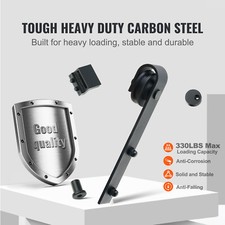 Kit Porta Scorrevole CCJH 1.67m - Nero Per Interni - Foto 4