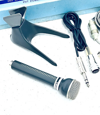 AKG/Telefunken D19C/200 Vintage Dynamic Beatles Microphone/Mikrofon+Zubehör! NOS
