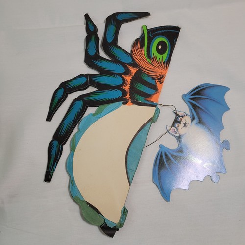 Carta vintage Assistle 1976 Halloween ragno favo a nido d'ape tagliata 12"" decorazione Halloween - Foto 4 di 17