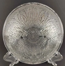 RARE HOLOPHANE 4012 II PRISMATIC GLASS STREET LIGHT DOME COVER SHADE LENS 1950s