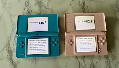 Nintendo DS Lite (Pink) & DSi (Blue) Handheld Game Console