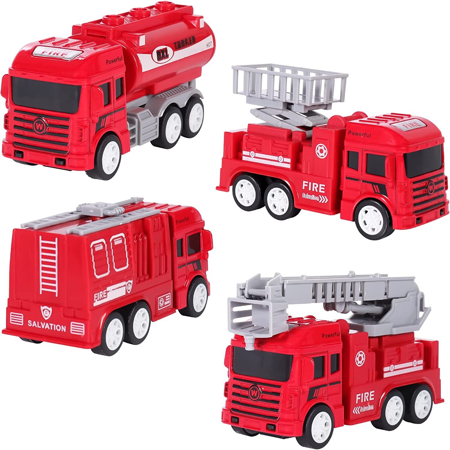 For Kids Fire Engine Truck Toy Construction Vehicles Toys Bo