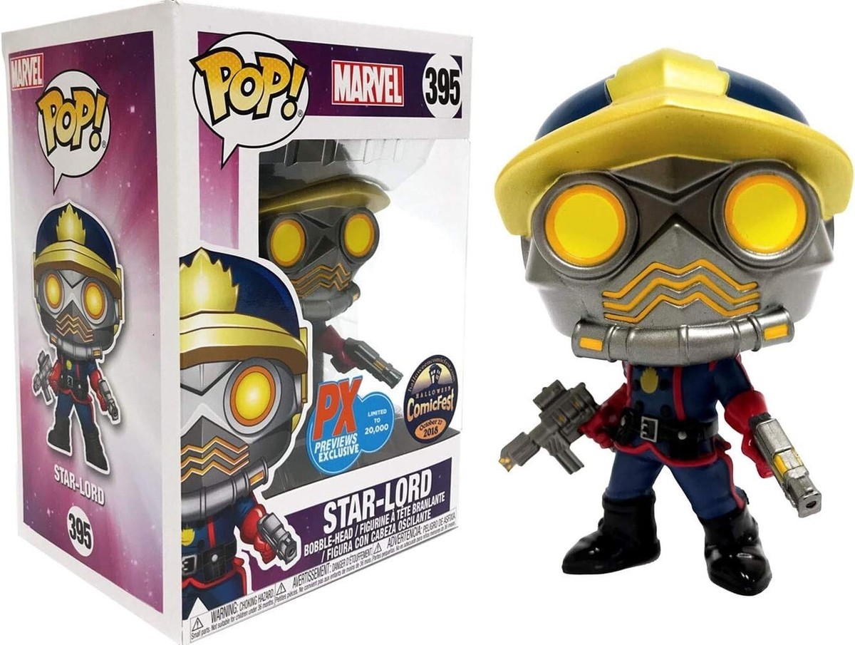 Funko Pop Marvel Star-lord 395 Halloween Comicfest PX Previews for