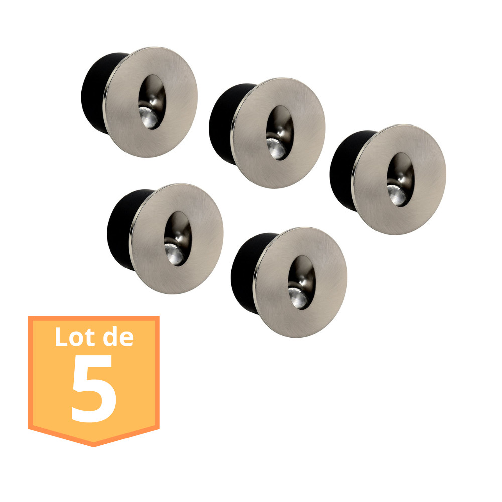 Spots LED muraux 3W blanc neutre pour un éclairage directionnel sans reflets