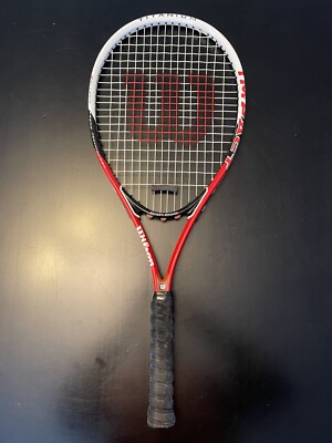  テニスラケット L3 4 3/8 Wilson Titanium Impact OS Tennis Racket - 4 3/8