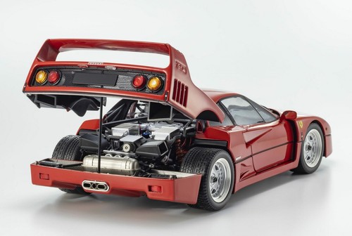 Kyosho - 1:18 Ferrari F40 Rosso 1987 (Riedizione 2024) - Foto 3 di 6
