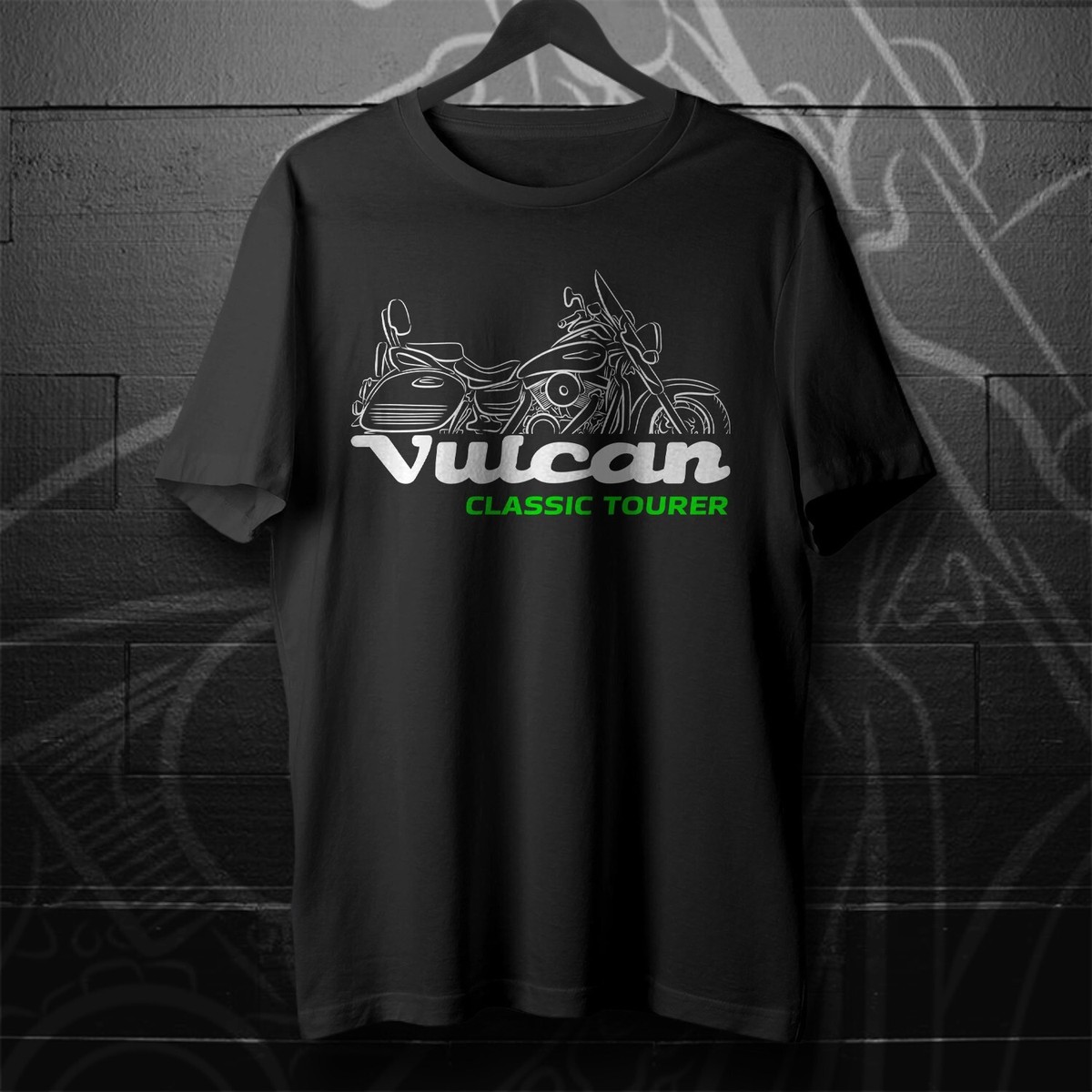 Kawasaki VN1600 Vulcan 1600 2003-2008 - Motorcycle T-Shirt for