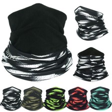 Winter Neck Warmer Gaiter Windproof Ski Fleece Face Mask Scarf for Men Women