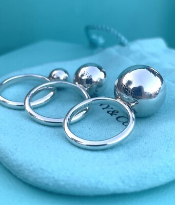 Tiffany & Co. Sterling Silver 925 LARGE 15.5mm City HardWear Tiffany & Co. Sterling Silver 925 LARGE 15.5mm City HardWear
