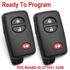 2for Toyota Prius 2010 2011 2012 2013 2014 2015 Smart Remote Key Fob 271451-5290