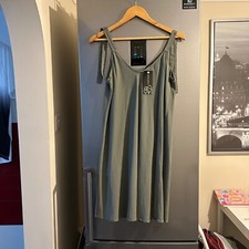 CAMEO ROSE khaki sleeveless summer dress size M NEW WITH TAG