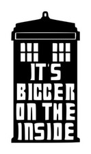 Dr Who Tardis Decal 3 3"x5.75" Choose Color