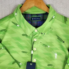 WILLIAM MURRAY Size XL Mens Long Shadows Polo Shirt NEW $88  Performance Golf
