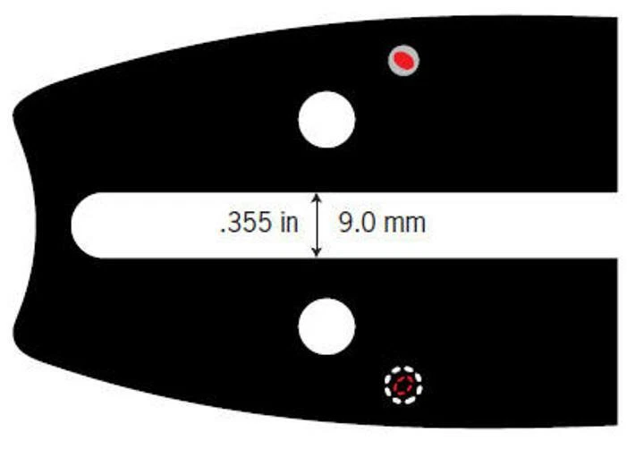 Barra de 36" y cadena rasgadora para Husqvarna, 434FV4 / A3EP-RP-119E Foto 2 de 3