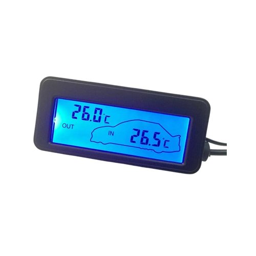12V Car Digital LCD Display Thermometer Inside Outside Temperature Gauge MetertD - Picture 9 of 10