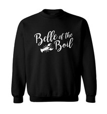 Belle Of The Boil - Mardi Gras Fleur De Lis Crawfish Toddler Crewneck Sweater