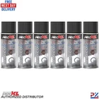 6x PRO XL PRO PLASTICOLOR BUMPER TRIM PAINT AEROSOL 400ML- PC5TB  TRAFFIC BLACK
