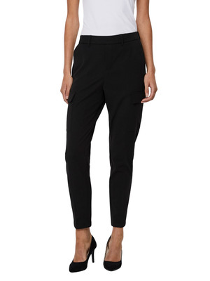 Vero Moda Damen Cargo Hose VMMAYA - Straight Fit XS S M L XL Schwarz Grau Beige