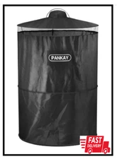 Pop Up Privacy Tent, Portable Outdoor Camping Bathroom Toilet Tent, Black