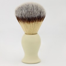 SYNTHETIC SILVER TIP BADGER HAIRS SHAVING BRUSH HOME SHAVE BARBER SALON BRUSHES