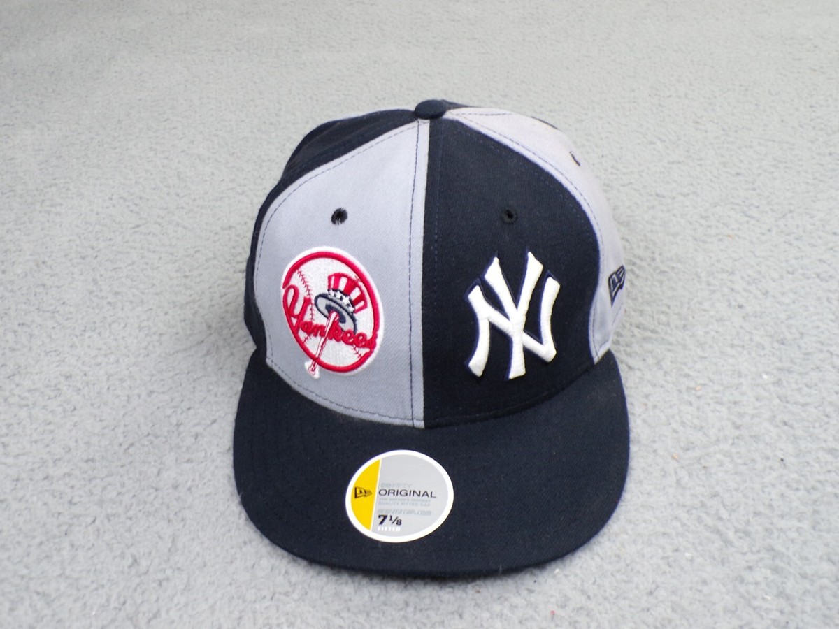 限定品！NEWERA YANKEES DOUBLE WHAMMY CAP New York Yankees BIG-ONE DOUBLE WHAMMY Navy-White Fitted Hat