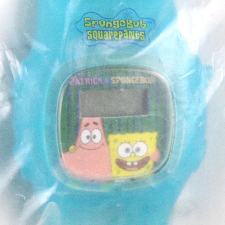 Reloj Patrick Kellogg Cereal Premium Nickelodeon 2004 Bob Esponja Pantalones Cuadrados Nuevo en Paquete Foto 2 de 4