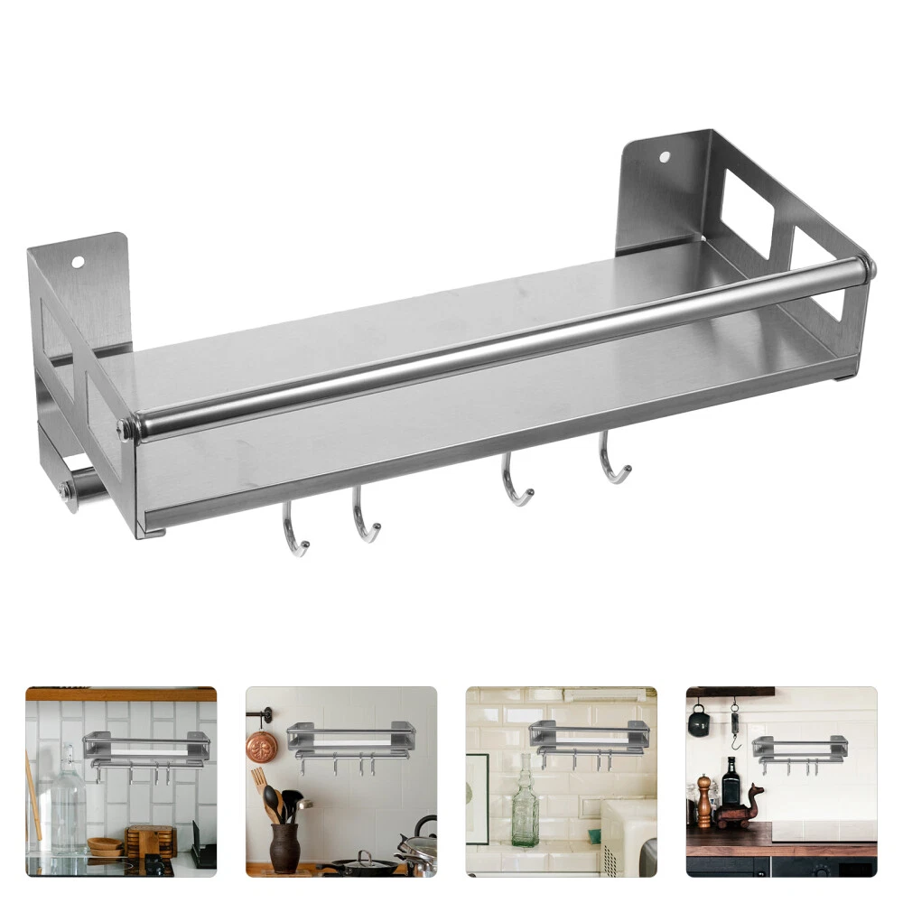 No-Punching Kitchen Hook Rack Wall Wall Hangers Wall Hangers Rack Kitchen  Utensils Rack Spoon Shovel Storage Rack