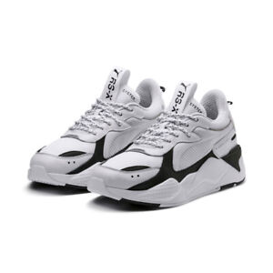 puma rs white black