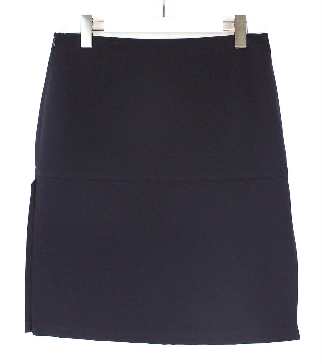 Jupe Vintage Velours Marron Moschino Cheap And Chic - Motif Chat - Taille 12 - Parfait état